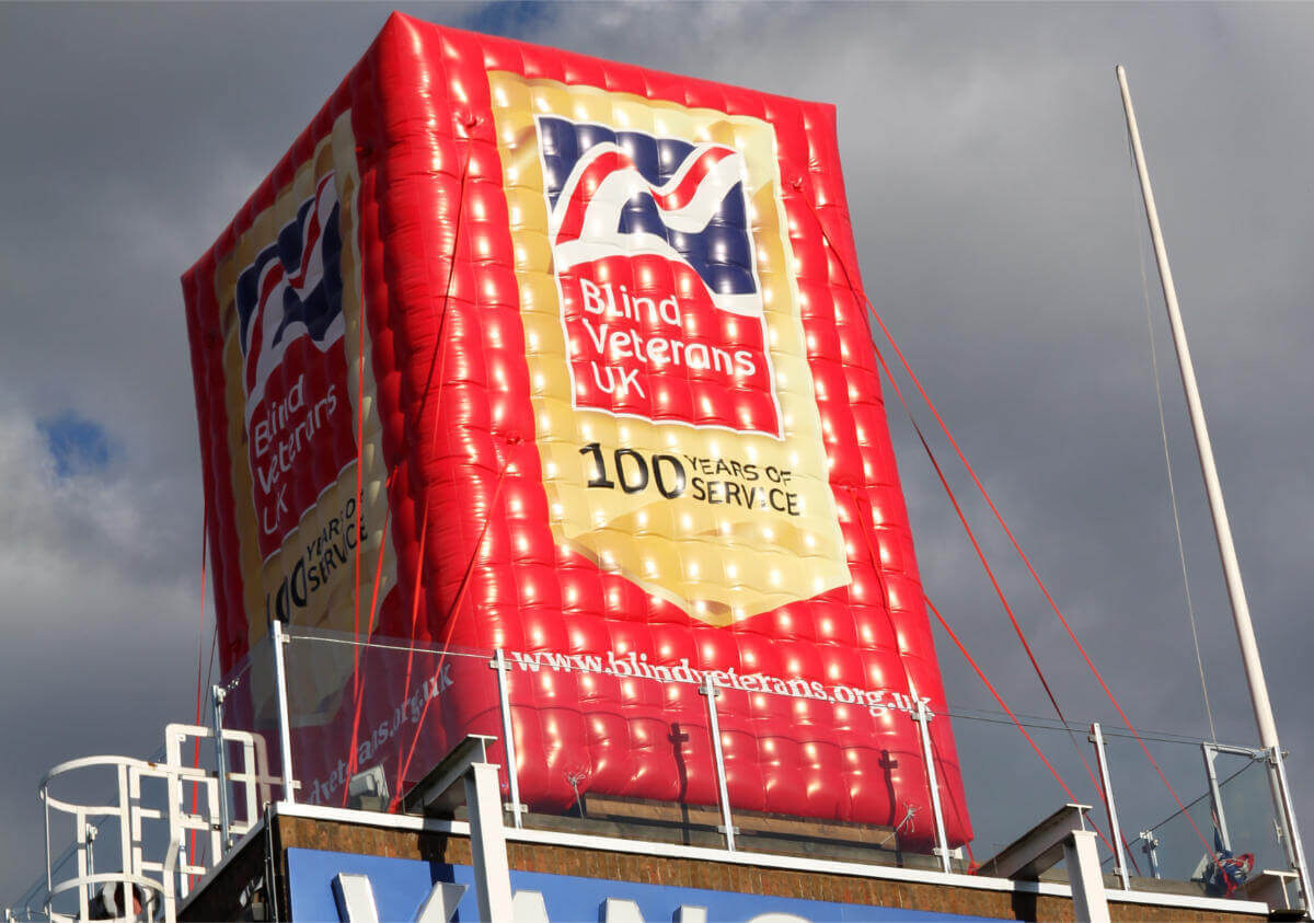 A photo showing the top of the tower at the Vanguard Self Storage branch in West London.