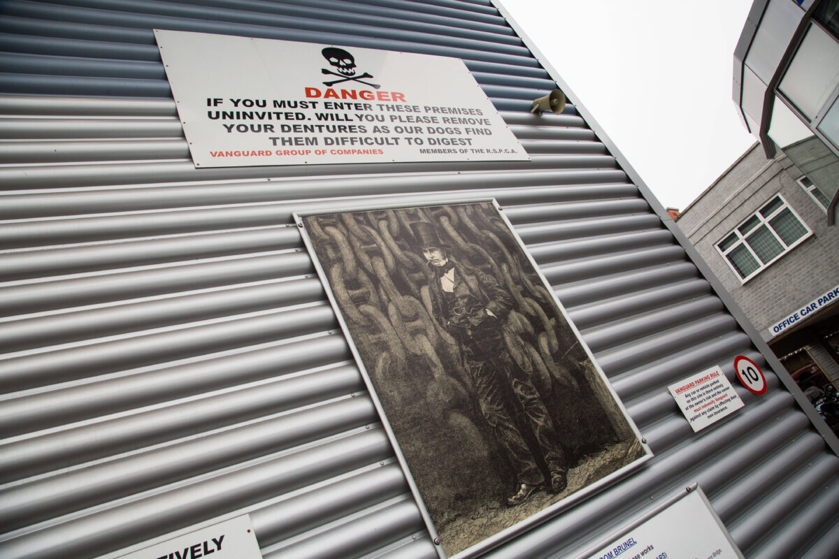 A photo of the exterior of one of Vanguard Self Storage branches.