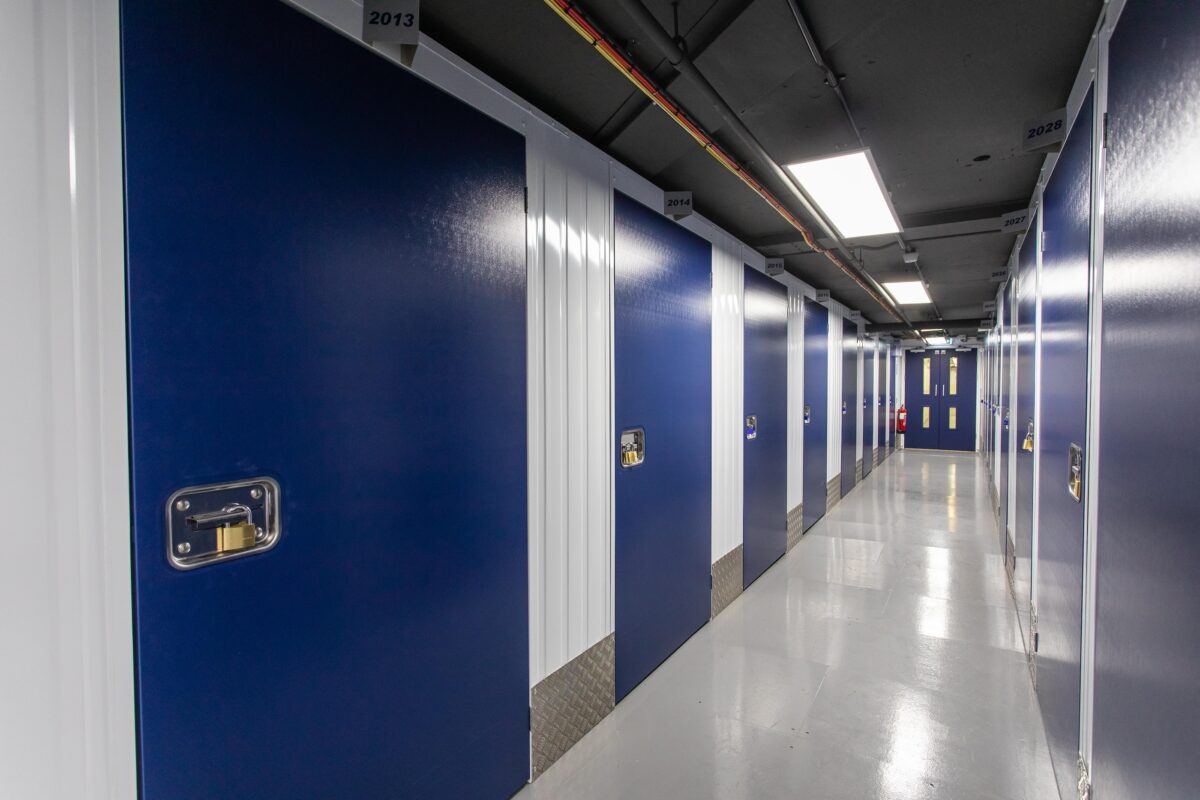 Vanguard Storage Oxford Circus branch, corridor