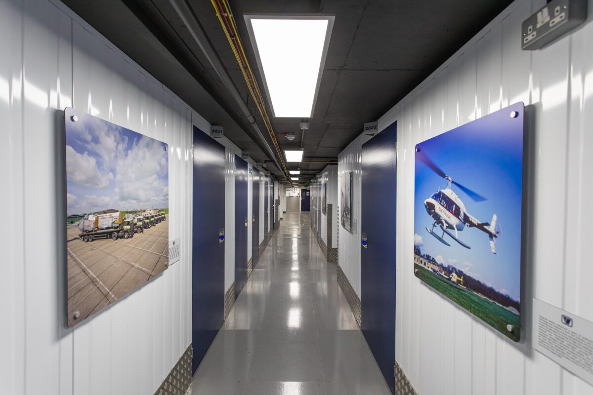 Vanguard Storage Oxford Circus branch, corridor