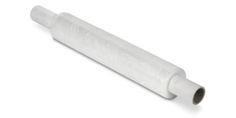 A photo showing plastic wrap, available to buy from Vanguard's packing materials.