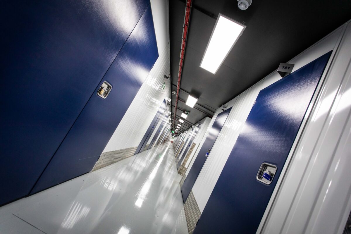 Vanguard Storage Soho corridor