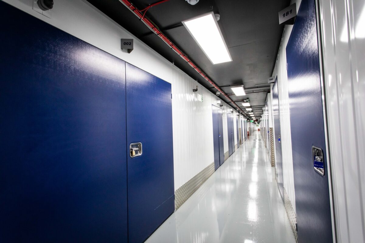 Vanguard Storage Soho corridor