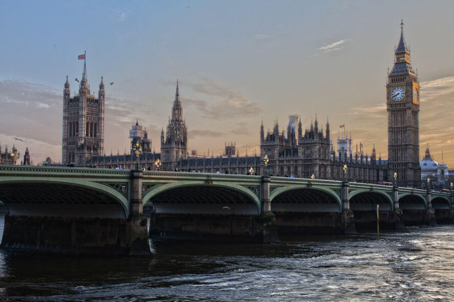 A photo of Westminster and the Big Ben in London, where Vanguard have six self storage branches.